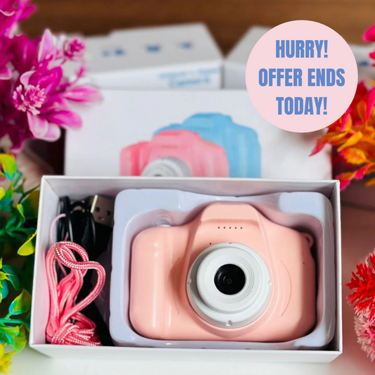 PicPop™ Mini Camera + 32GB Card - Soft Pink